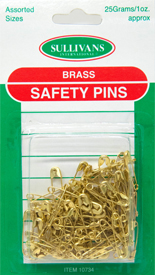 Brass Safety Pins