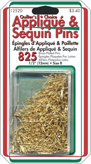 Applique and Sequin Pins (Brass) Bulk - Sullivans USA