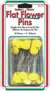 Flat Flower Pins