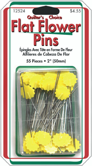 Flat Flower Pins