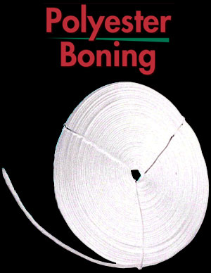 White Polyester Boning