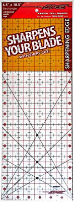 The Cutting EDGE 6.5" x 18.5" CLEAR Ruler