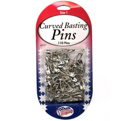 Curved Basting Pins Size 1