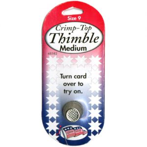 Crimp-Top Thimble Medium