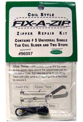 5 Tooth Style Zipper Repair Kit