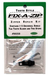 #5 Tooth Style Zipper Repair Kit