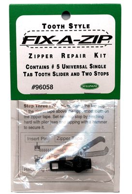 7 Coil Style Zipper Repair Kit