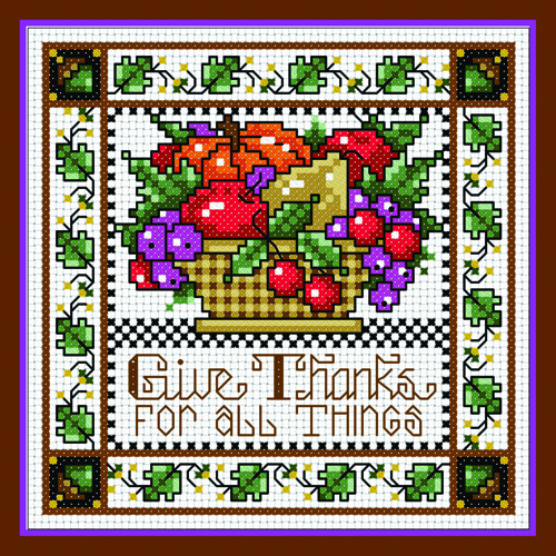 Give Thanks Cross Stitch Project