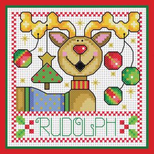 Rudolph Cheer Cross Stitch Project