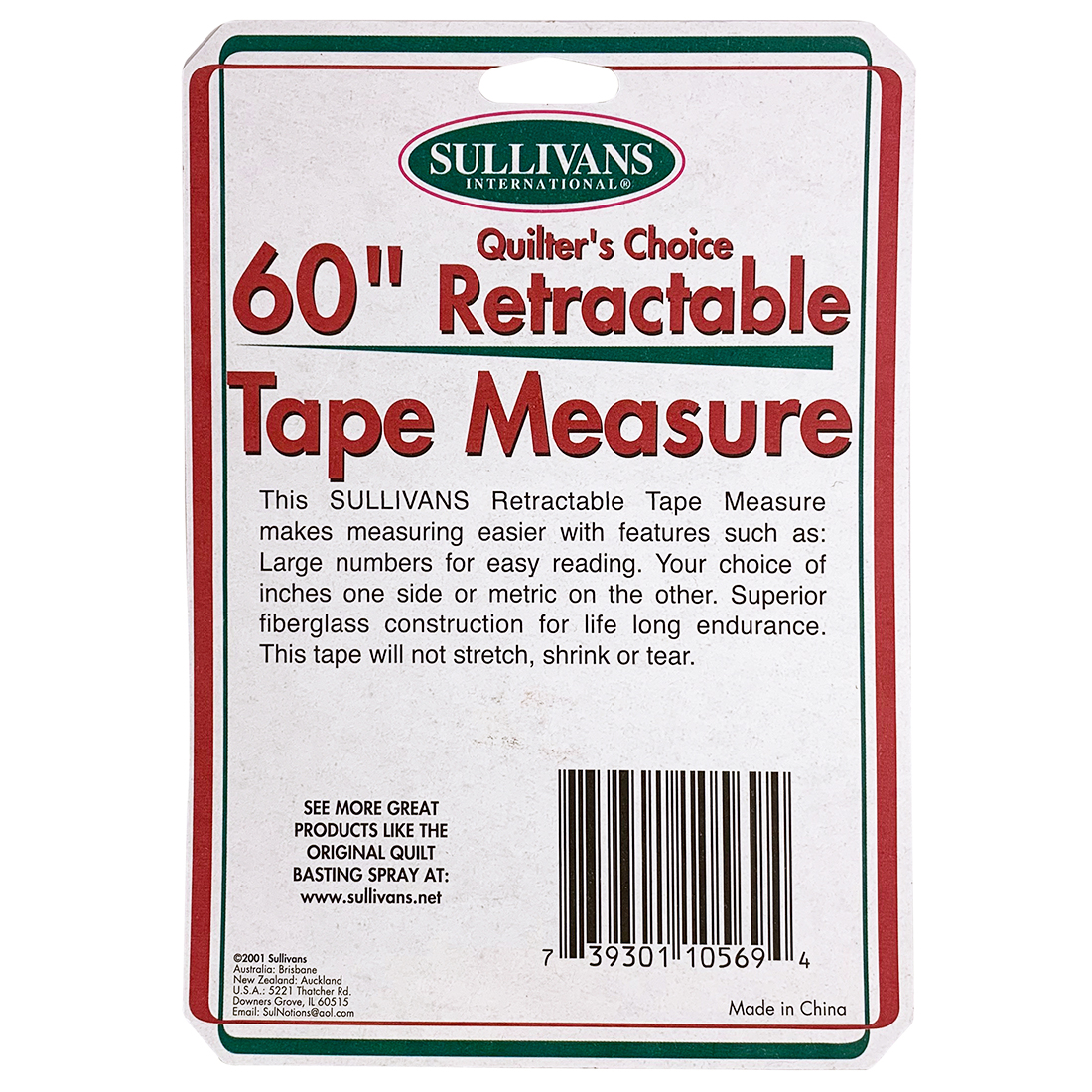 60 INCH SOFT TAPE MEASURE —  - Yarns, Patterns and Accessories