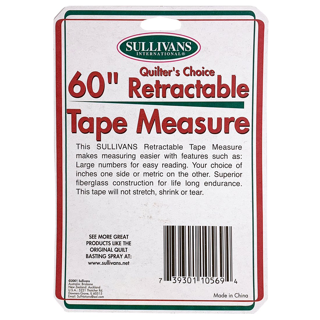 Sassy Retractable Tape Measure Bulk - Sullivans USA