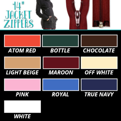 14-inch Jacket Zipper