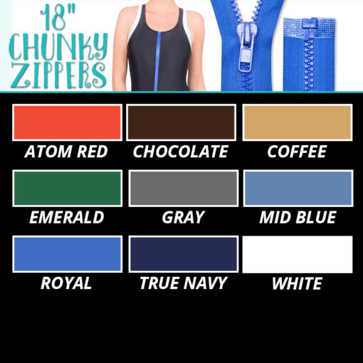 18-inch Chunky Zipper