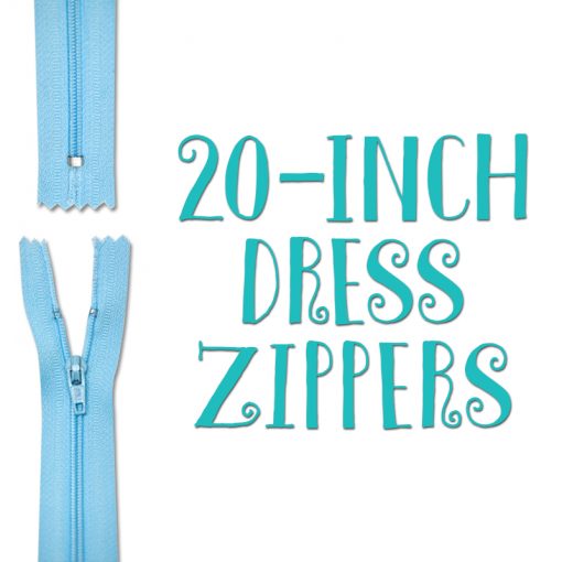 20-inch Dress Zippers