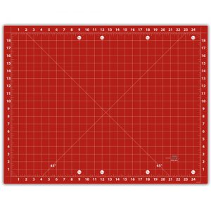 Small Double Sided Cutting Mat Red