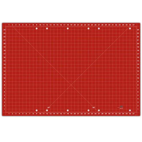 Large Double Sided Cutting Mat Red