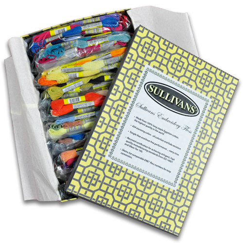 Embroidery Designer Box - 489 solid colors of Sullivans Floss