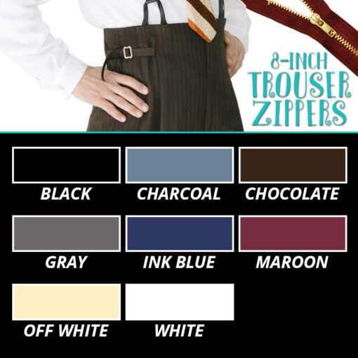 8-inch Trouser Zipper