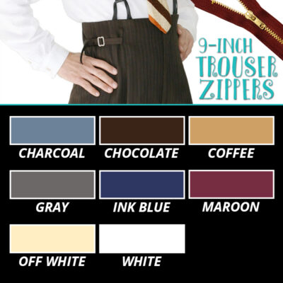 9-inch Trouser Zipper
