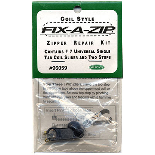 7 Coil Style Zipper Repair Kit - MyNotions