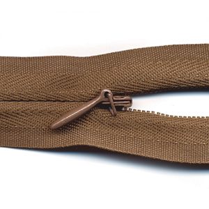 Brown Invisible Make-A-Zipper