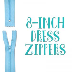 8-inch Dress Zippers