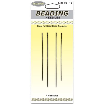 Beadsmith English Beading Needles Size 12 (4 Needles)