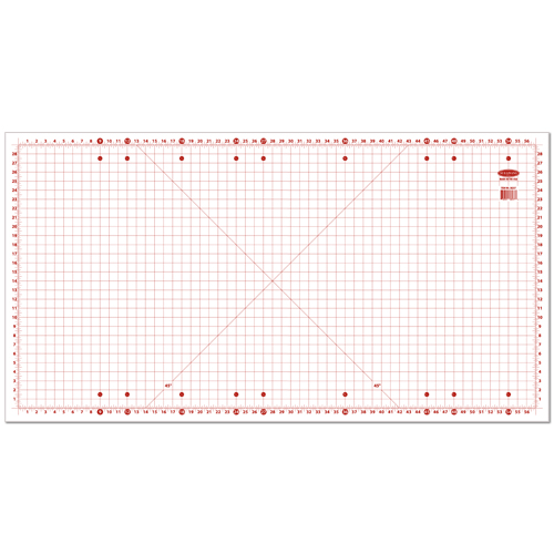 30″ X 60″ Small Self-Healing Color-Contrasting Cutting Mat for Sewing