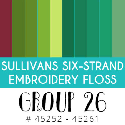 Sullivans Six-Strand Embroidery Floss Group 26